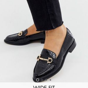 BNIB ASOS Loafers w Gold Detail